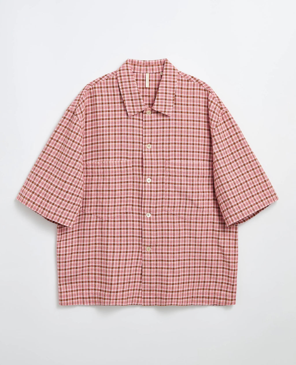 Sunflower Adam Over Shirt - Pink Check