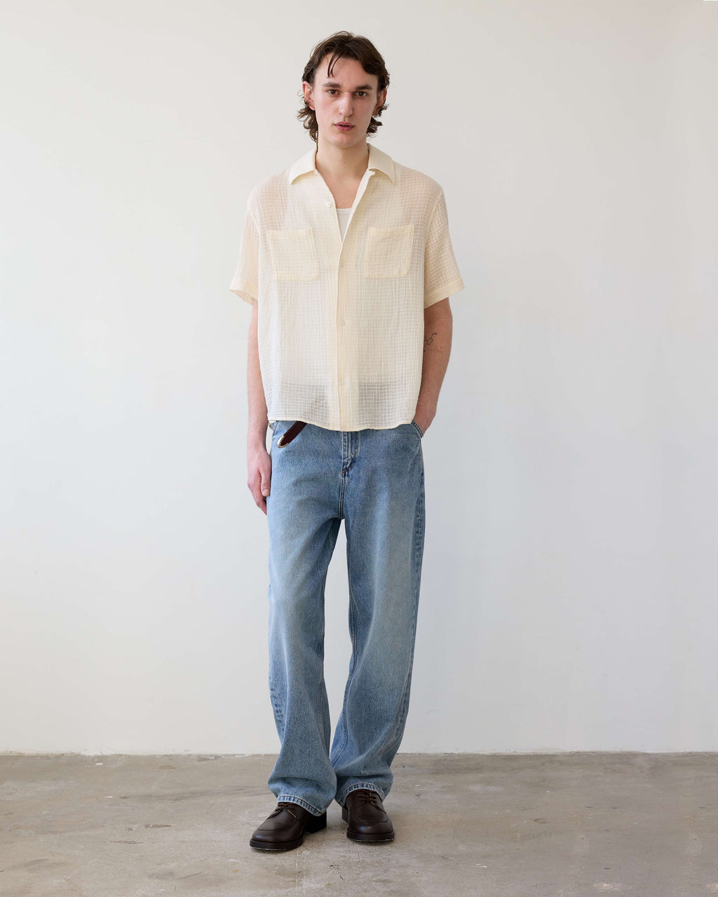 Carter Young Luis Shirt - Cream Check