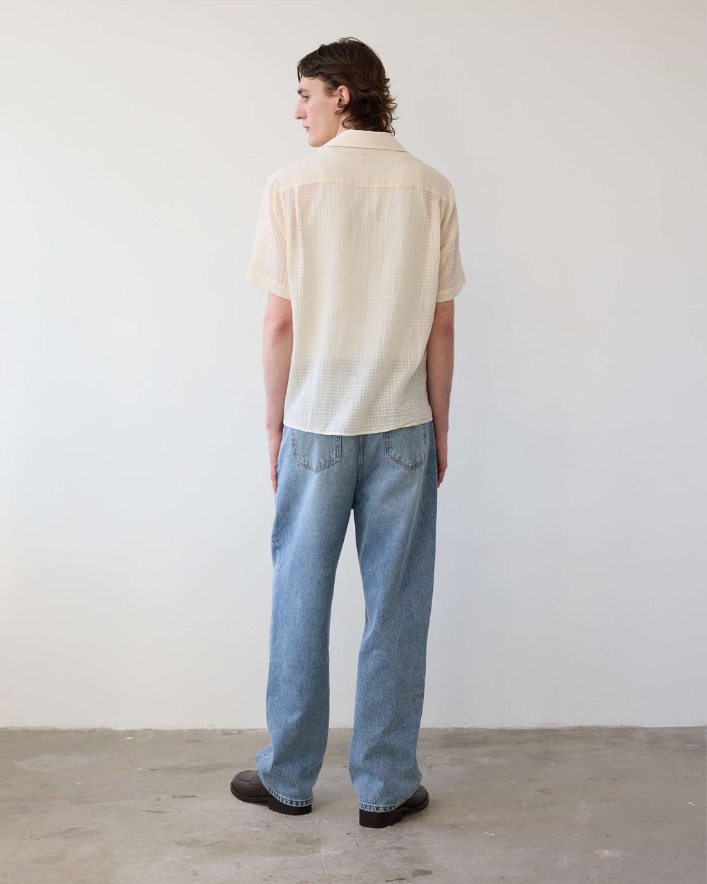 Carter Young Luis Shirt - Cream Check