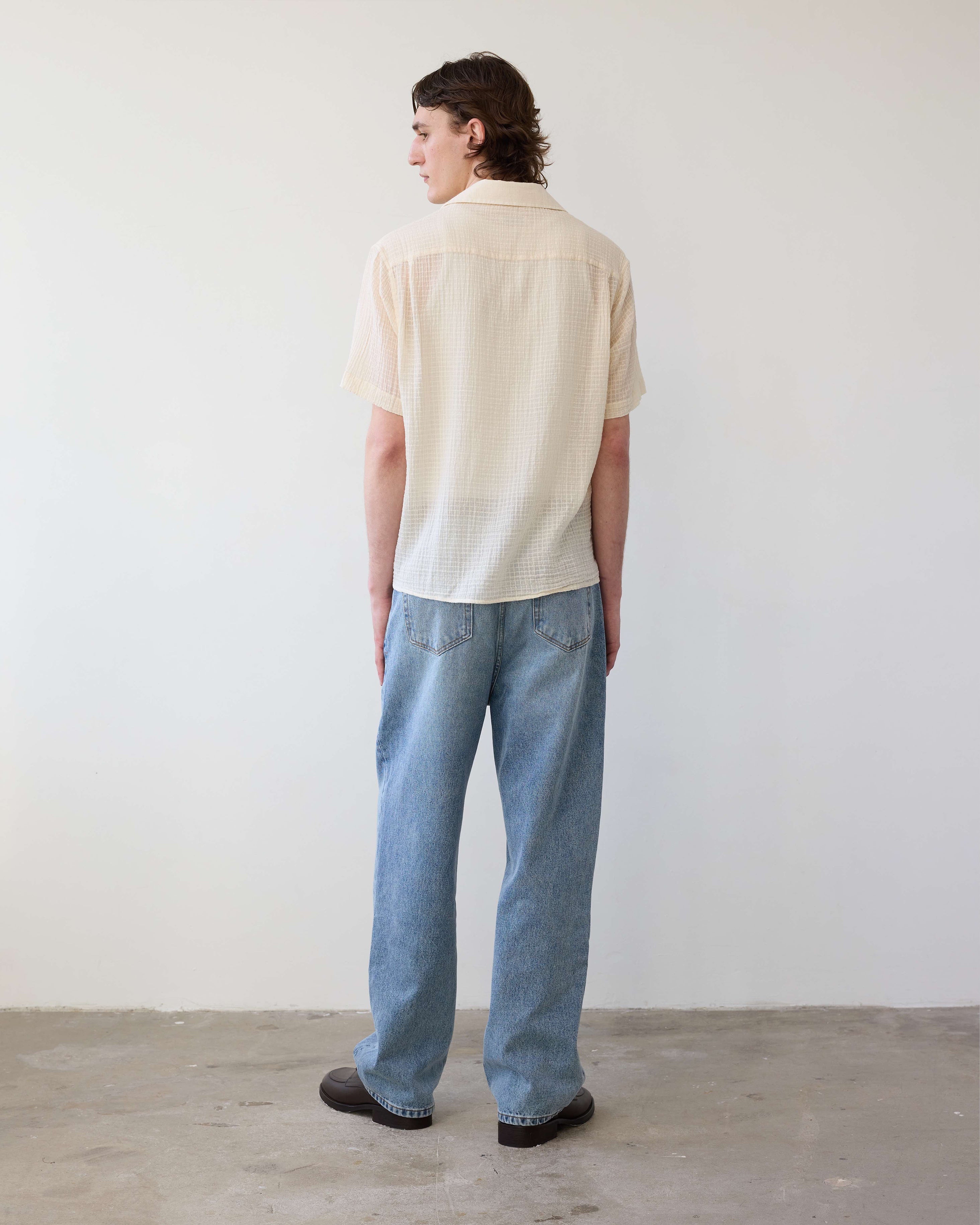 Carter Young Luis Shirt - Cream Check