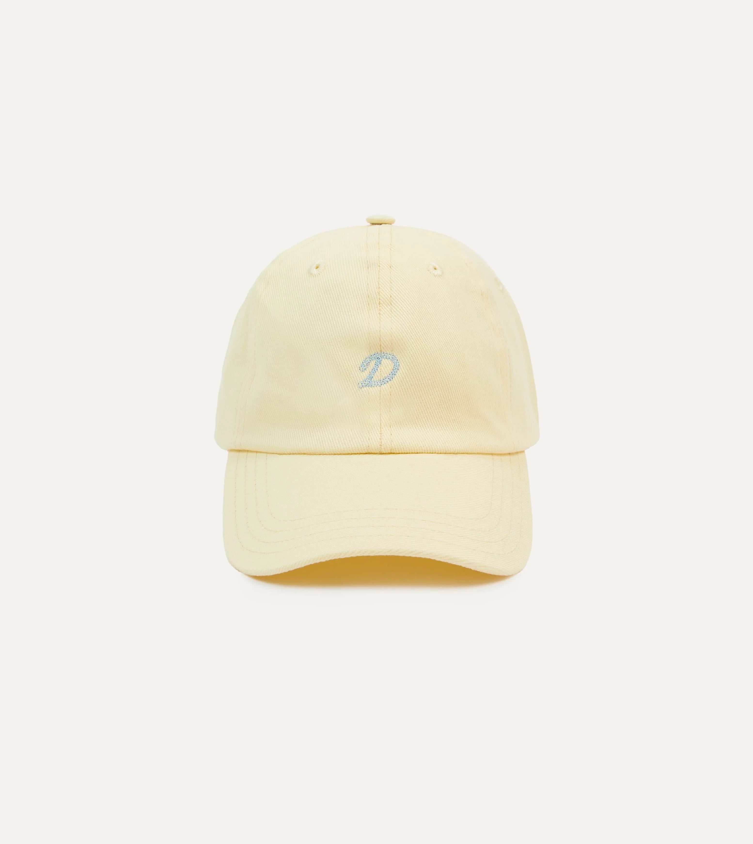 Drake's Chainstitched "D" Cap - Pale Yellow