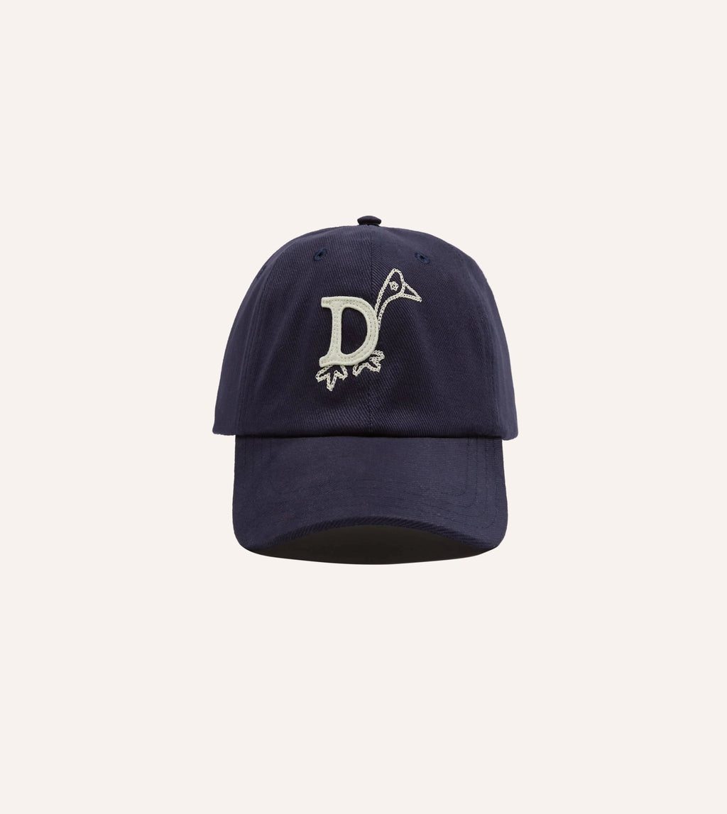 Drake's 'D' Duck Cap - Navy