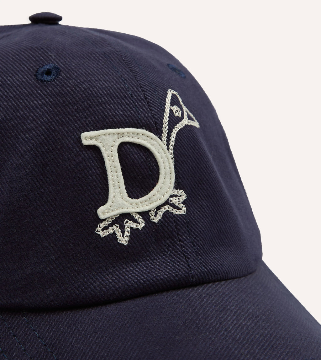 Drake's 'D' Duck Cap - Navy