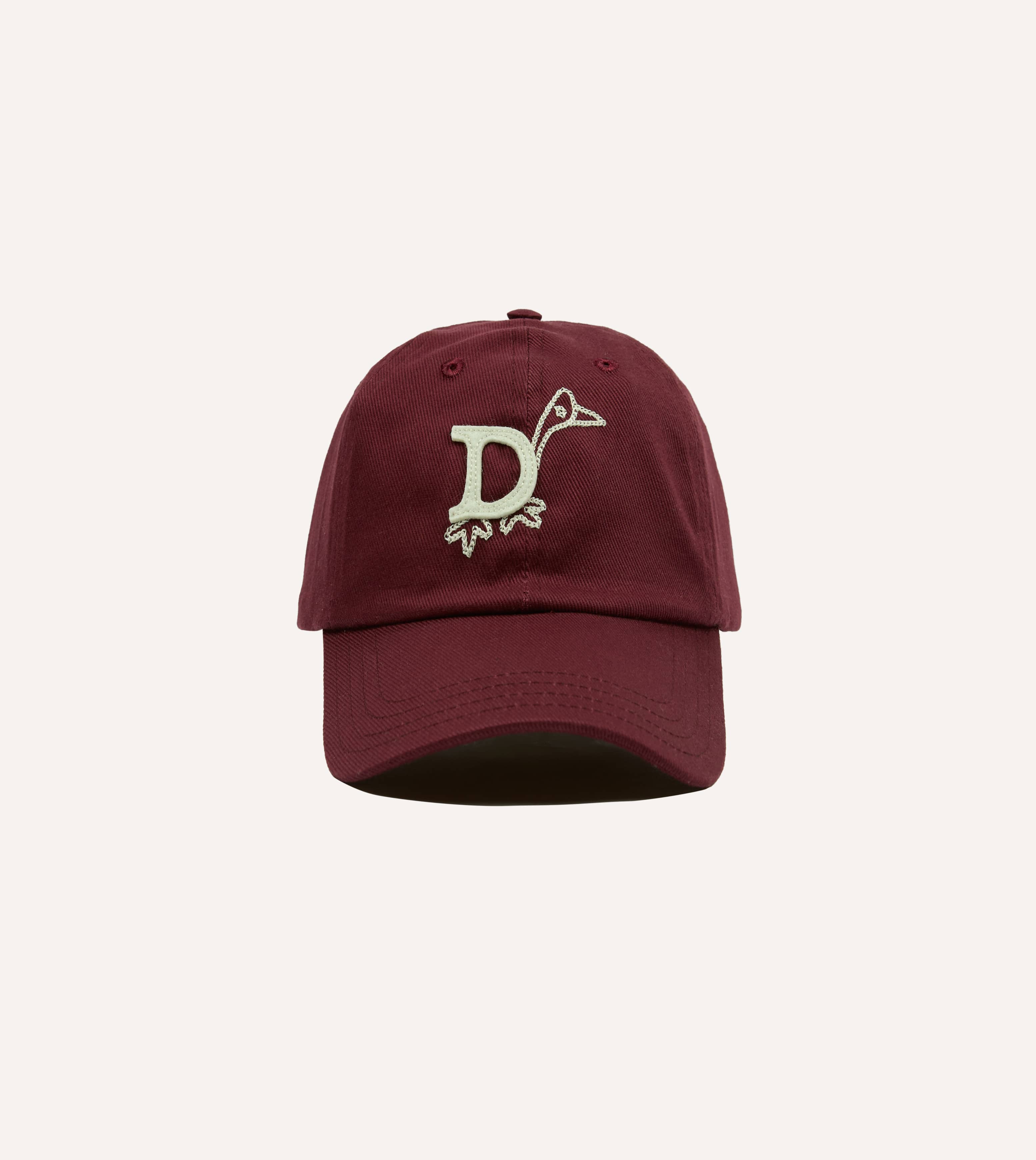 Drake's 'D' Duck Cap - Burgundy
