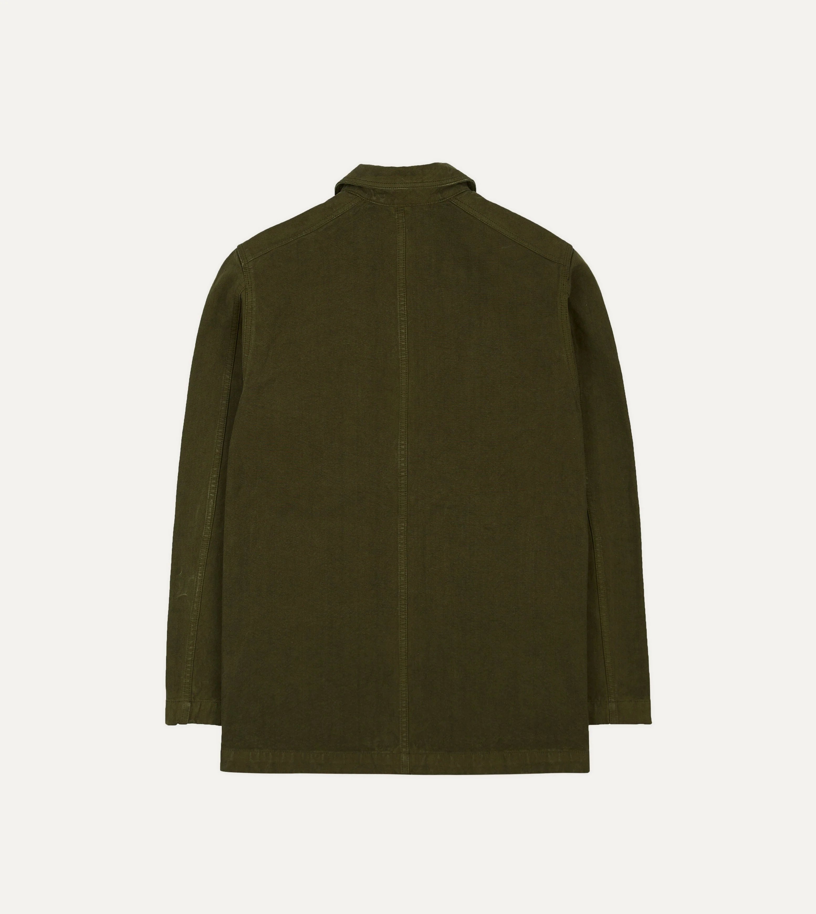 Drake's Duck Cotton Canvas Chore - Olive