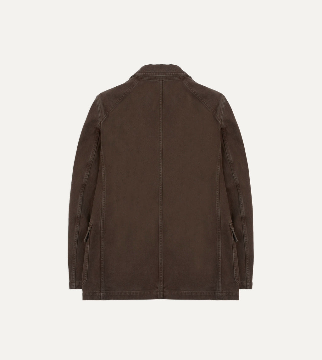 Drake's Mk.1 Heavy Cotton Twill Games Blazer - Cocoa