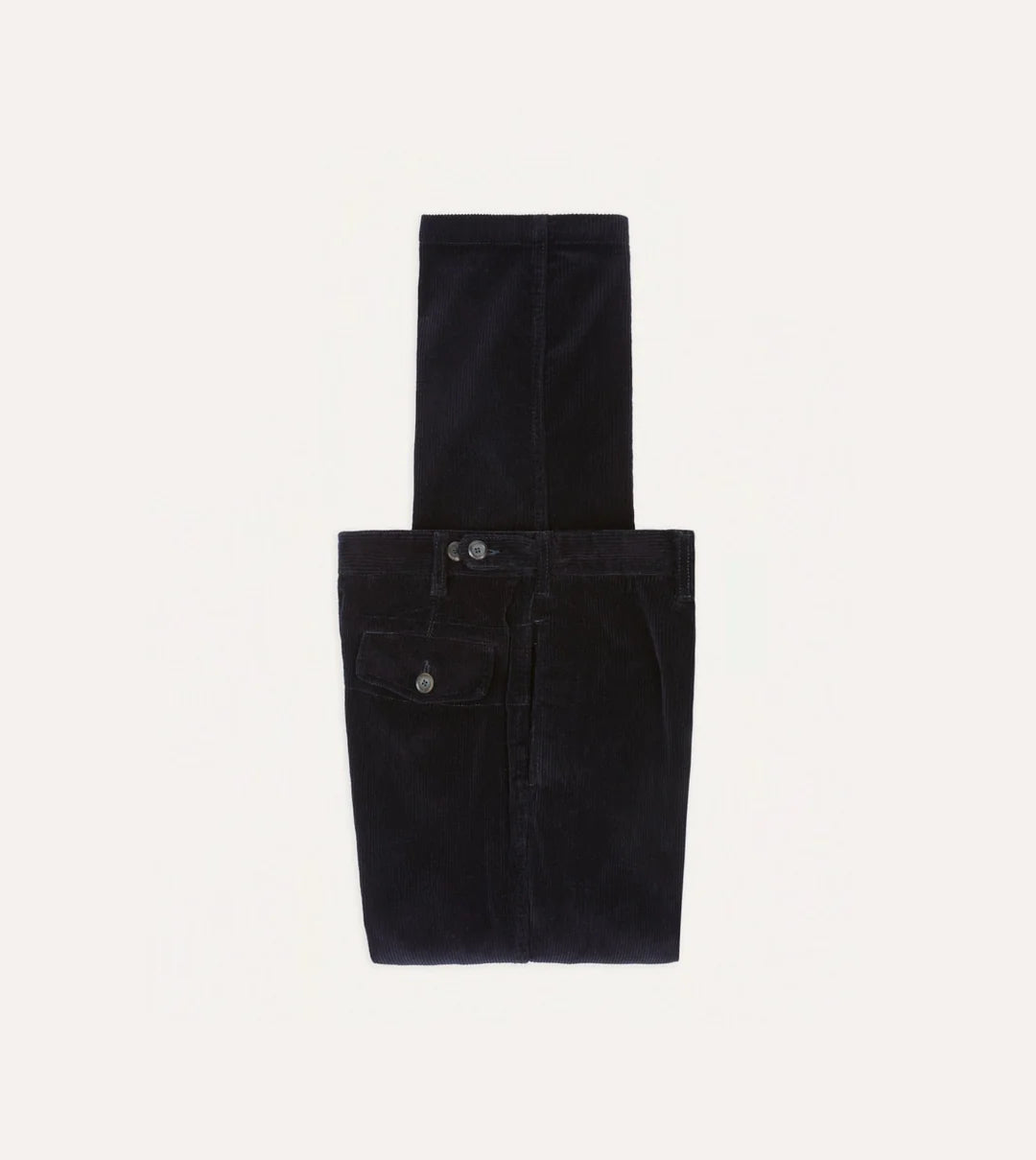 Drake's Corduroy Games Trouser - Navy