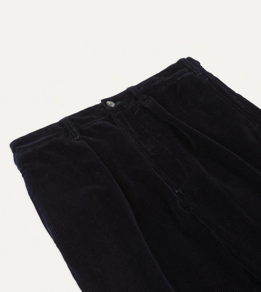 Drake's Corduroy Games Trouser - Navy