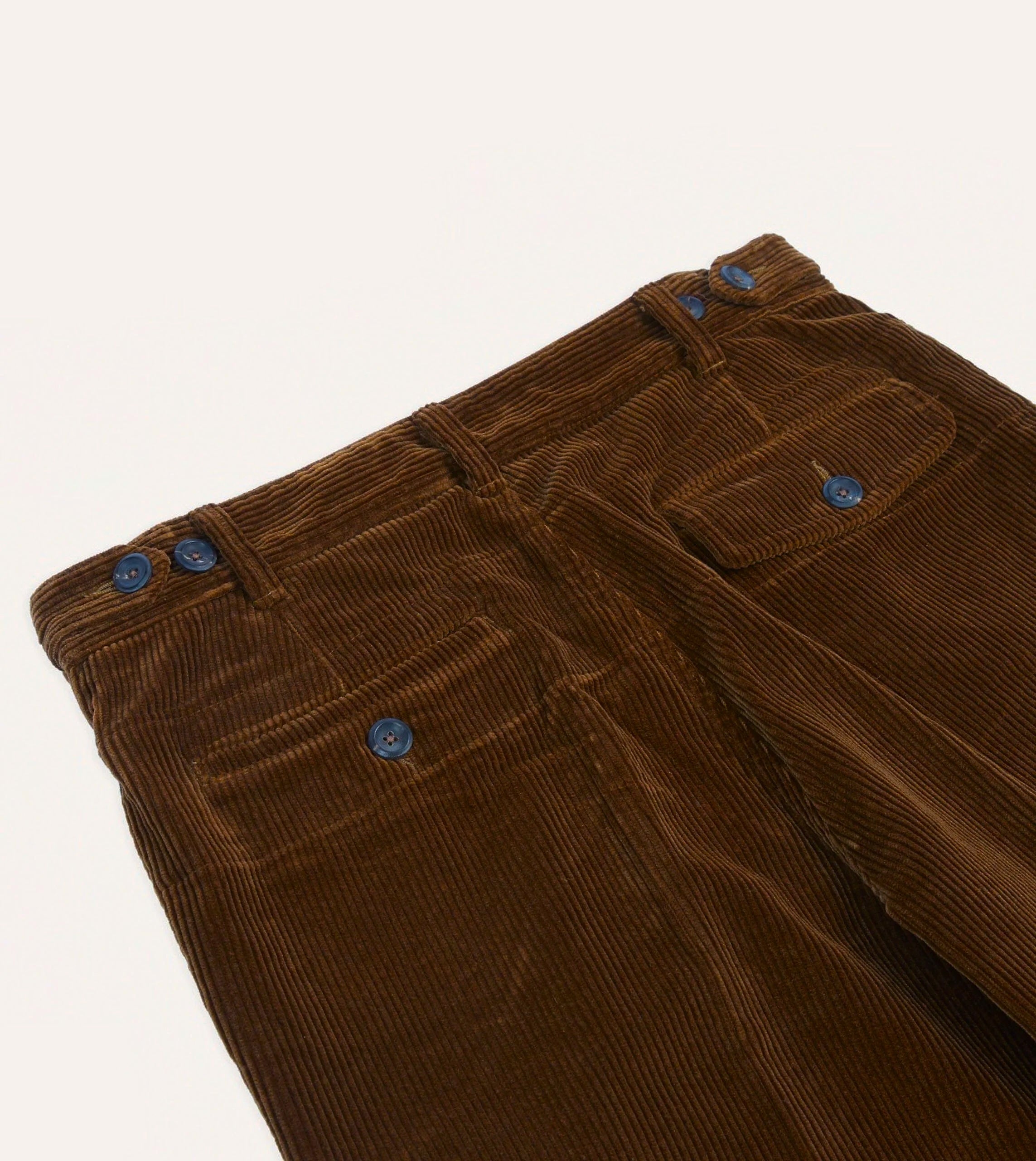 Drake's Corduroy Games Trouser - Tan