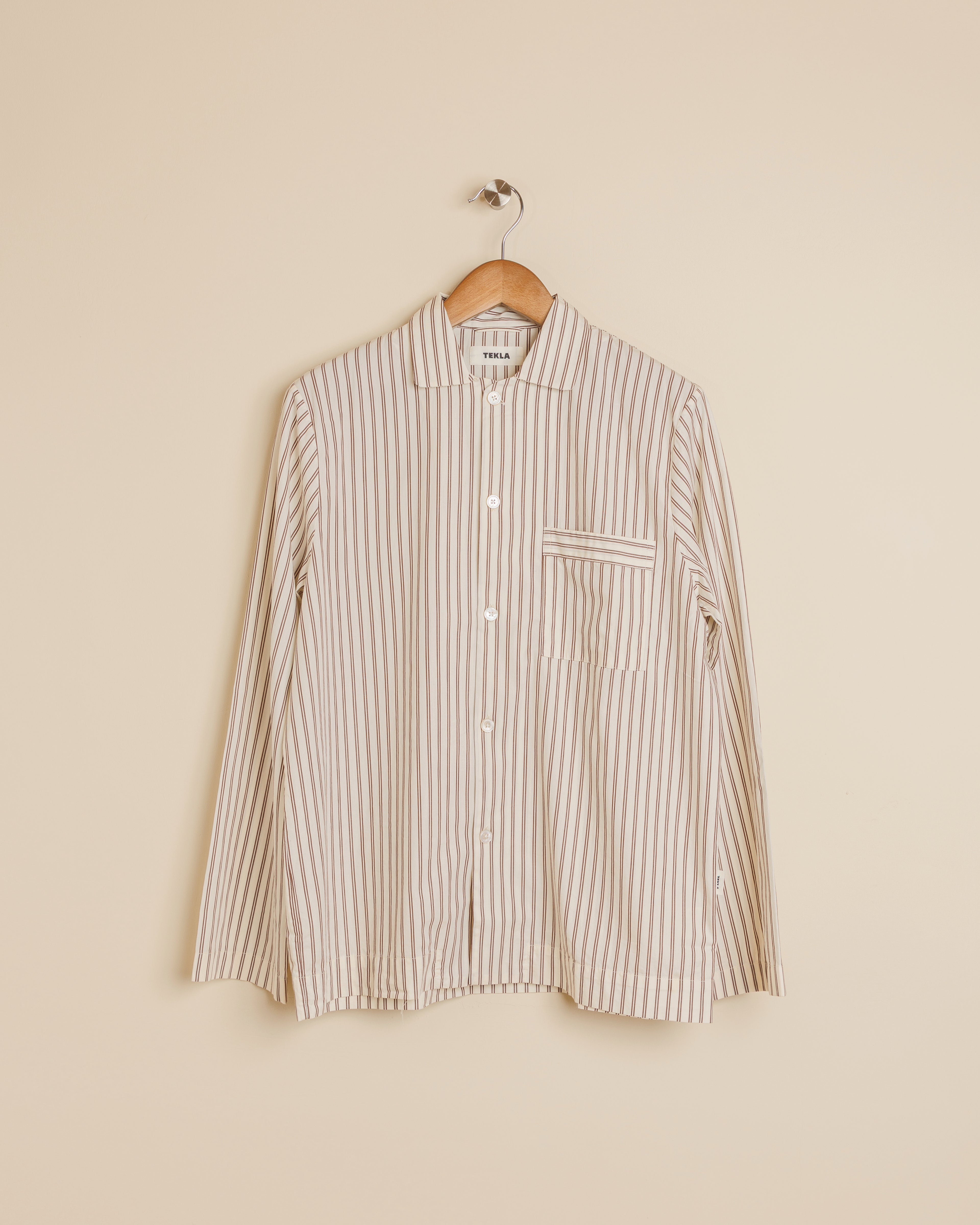Long Sleeve Pyjama Shirt - Hopper Stripes