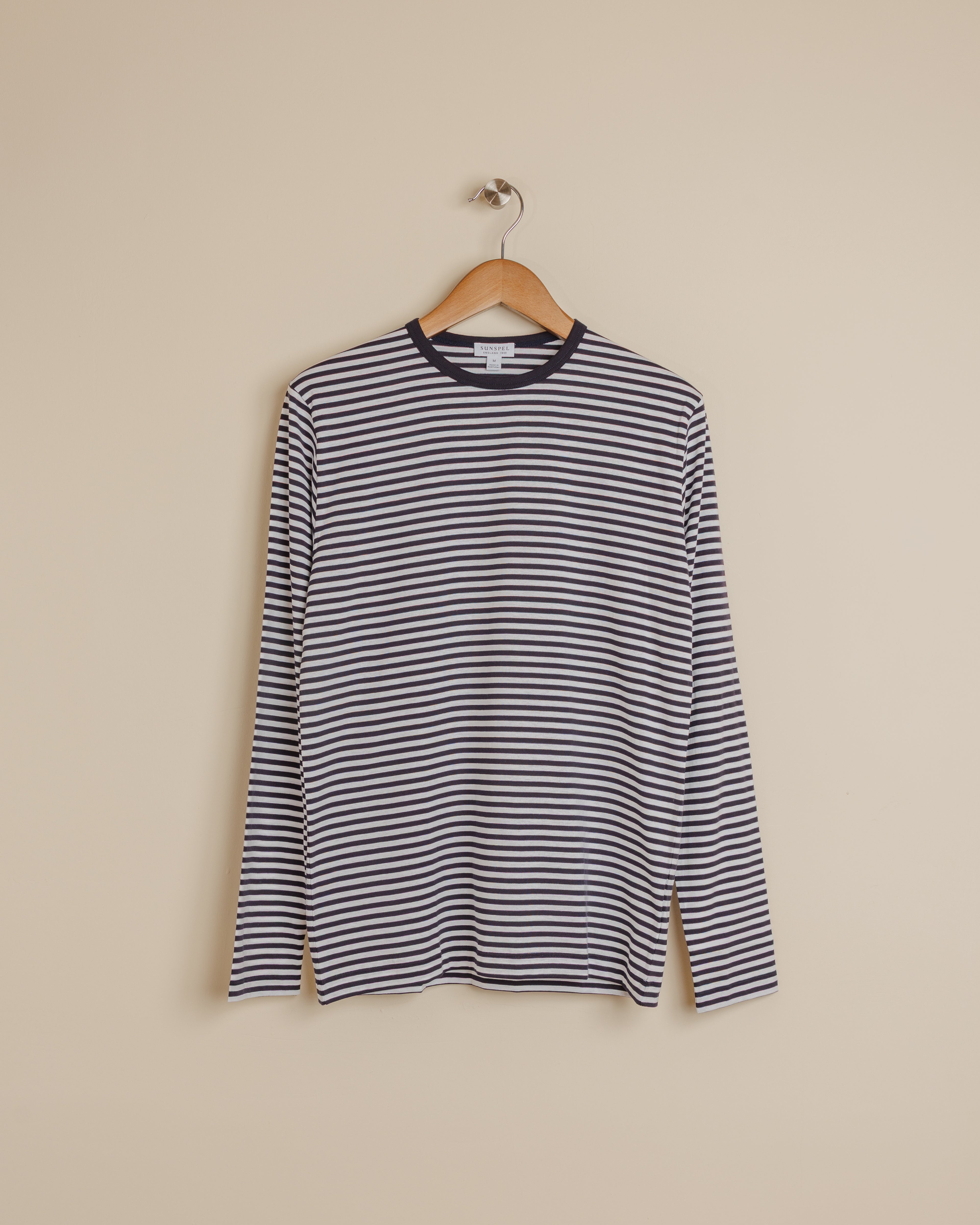Long Sleeve Classic T-Shirt - Navy Stripe
