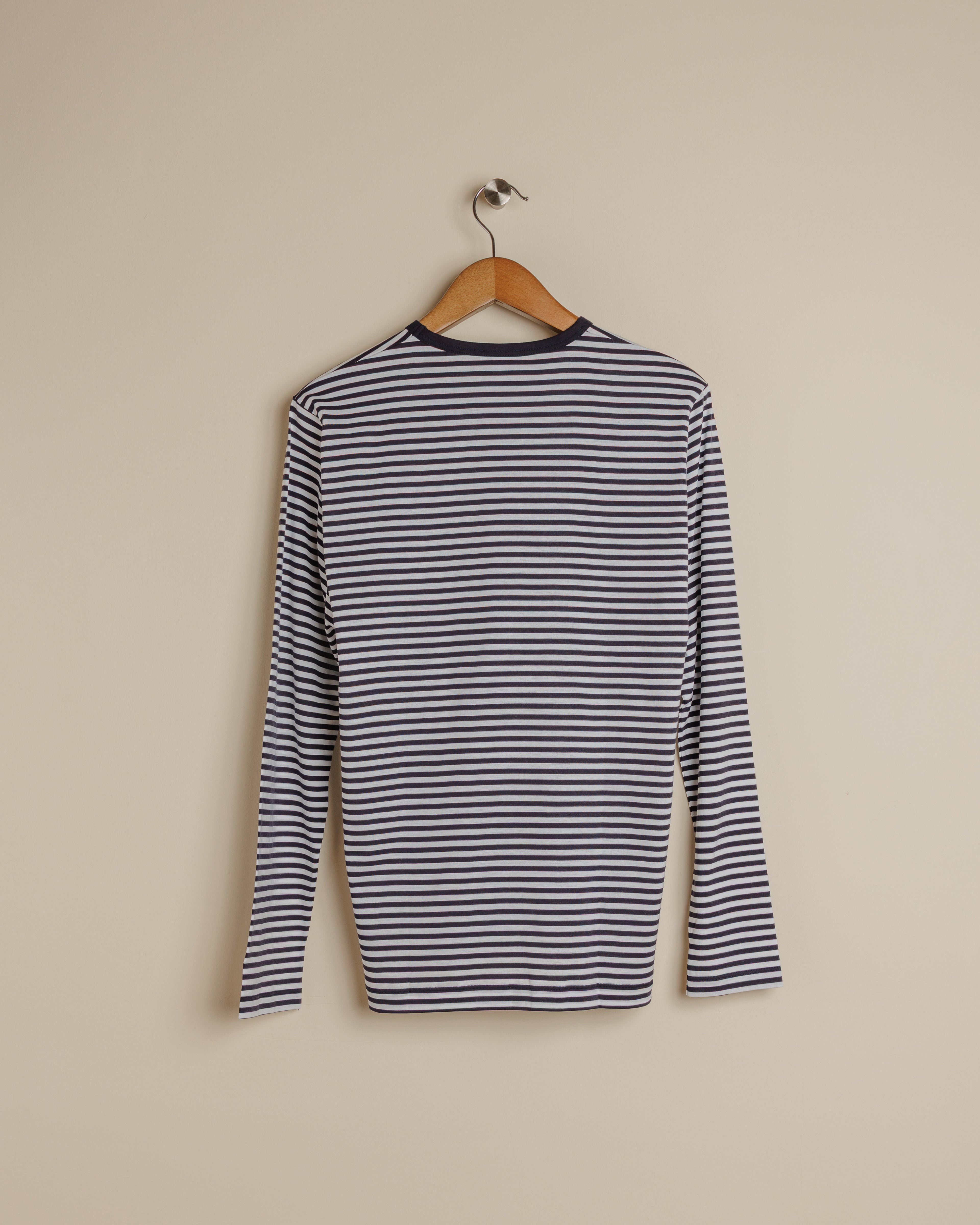 Long Sleeve Classic T-Shirt - Navy Stripe