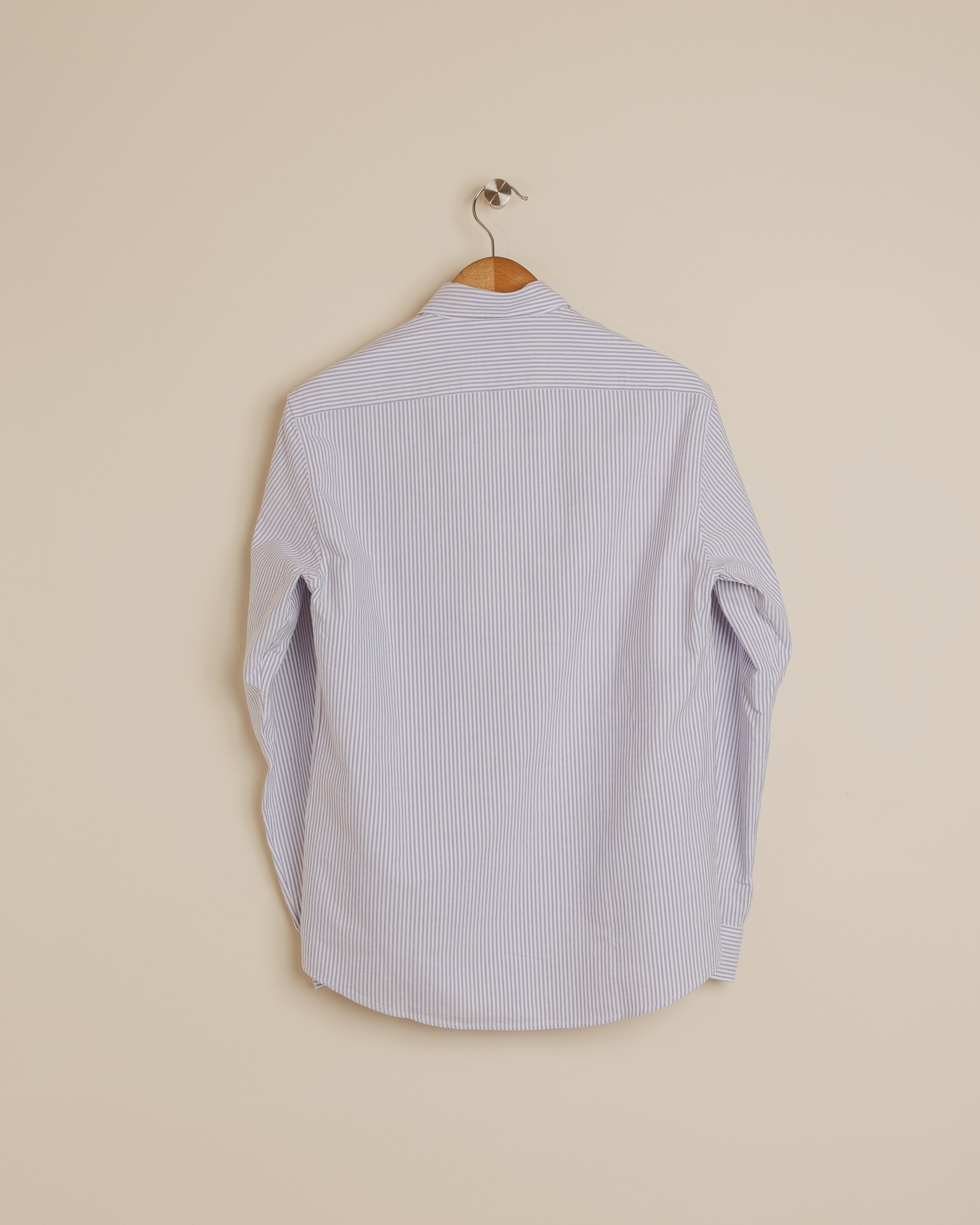 Button Down Oxford Shirt - Navy Stripe