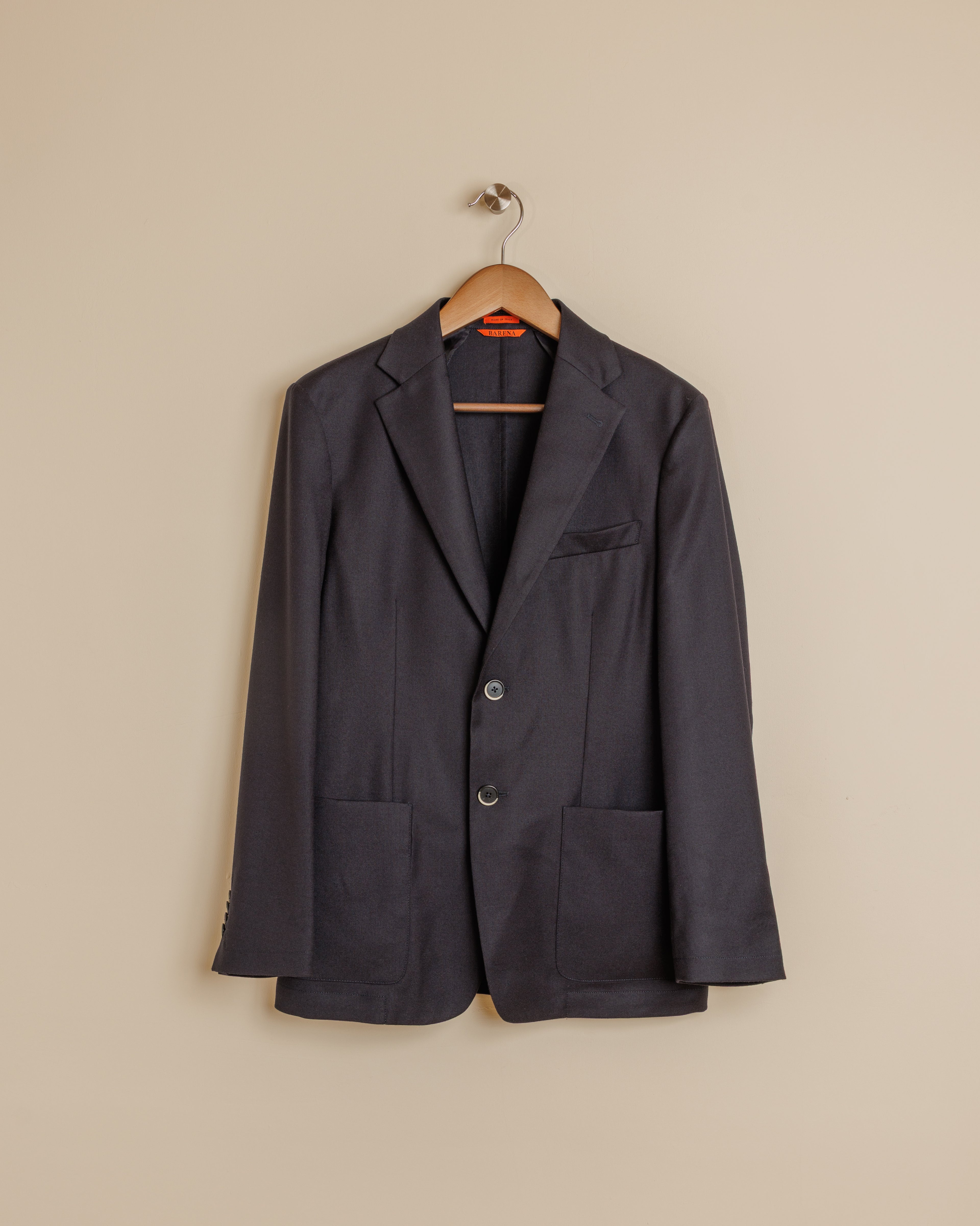 Borgo Flannel Jacket - Navy