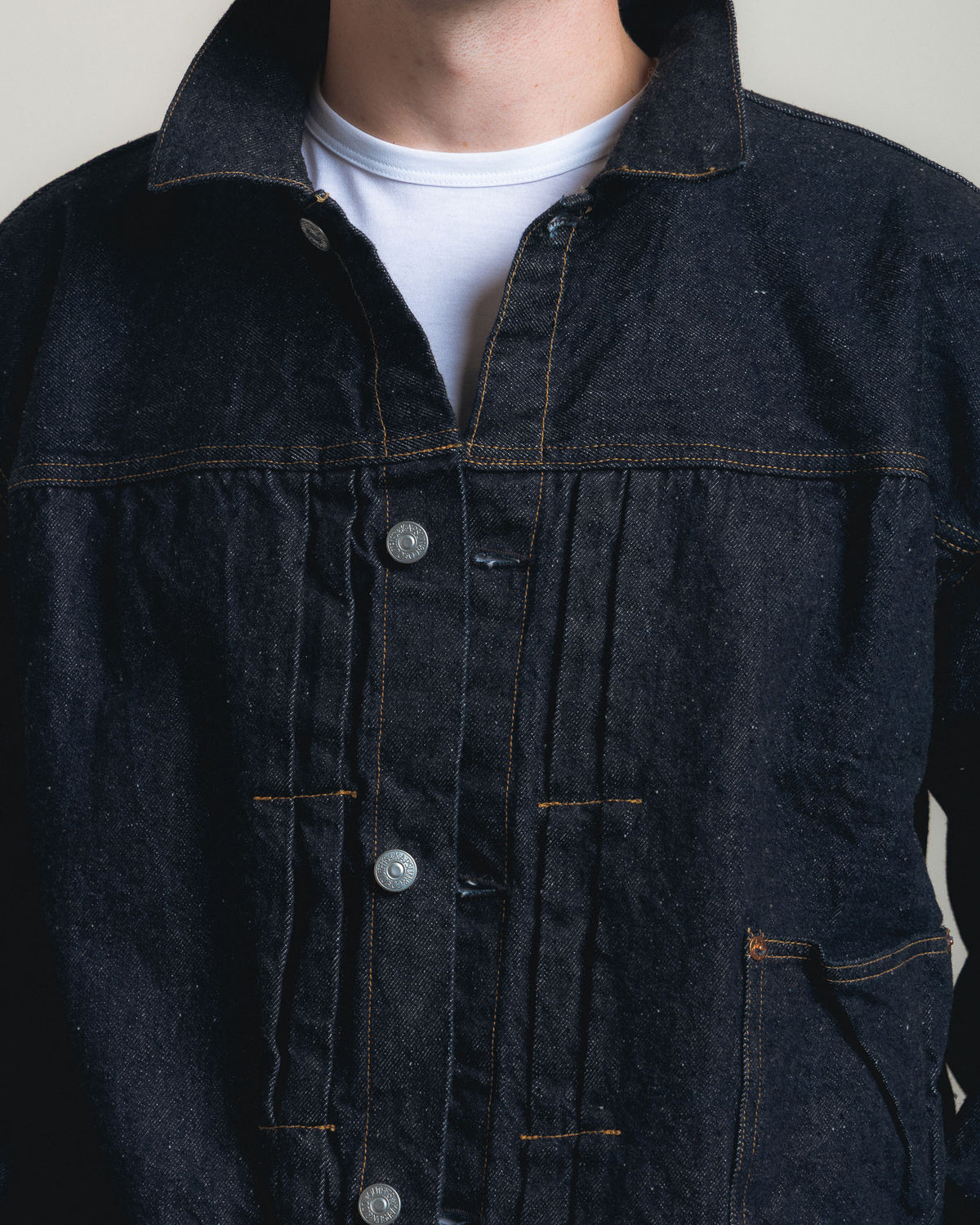 Kaptain Sunshine Denim Trucker 1P Jacket - Indigo One Wash
