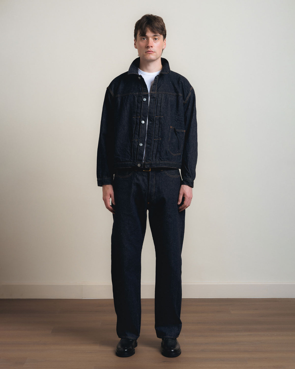 Kaptain Sunshine Denim Trucker 1P Jacket - Indigo One Wash