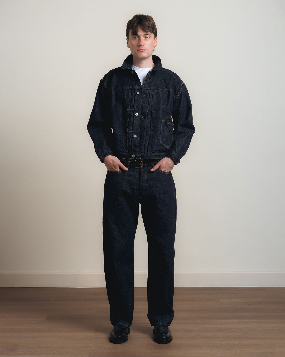 Kaptain Sunshine Denim Trucker 1P Jacket - Indigo One Wash