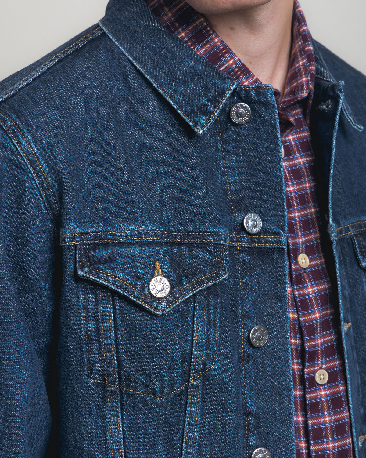 Sunflower Trucker Jacket - Blue Wash