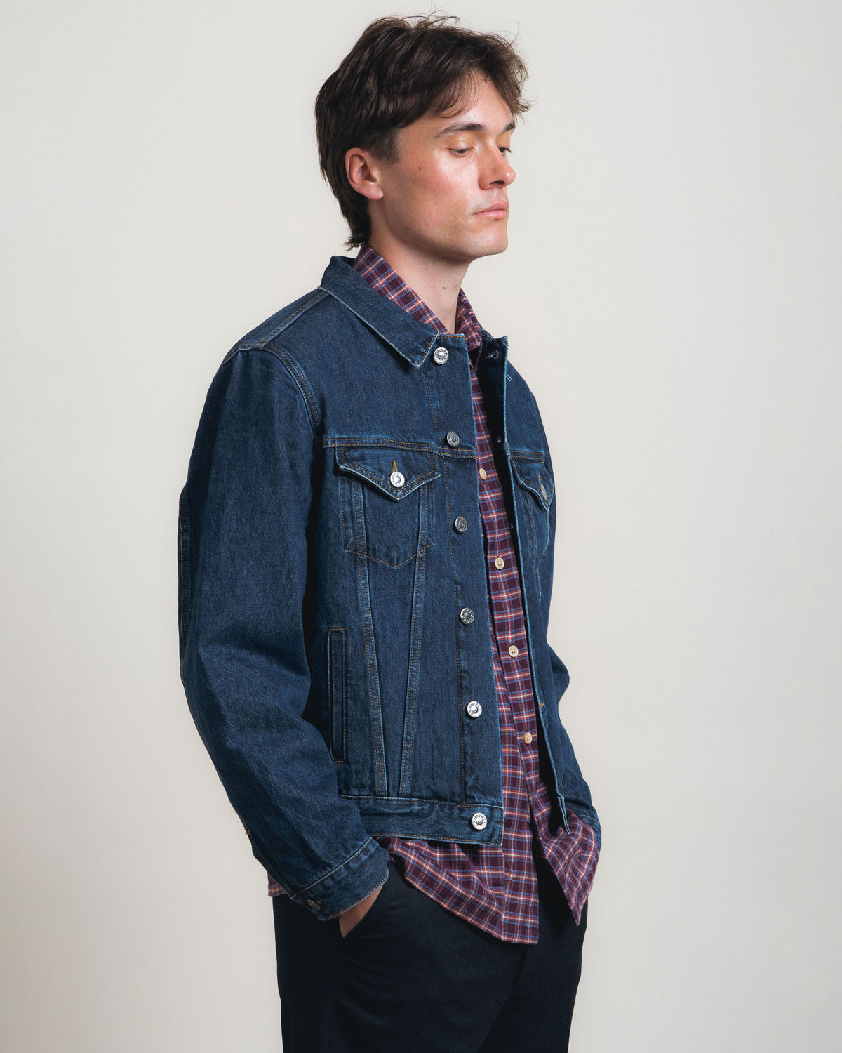 Sunflower Trucker Jacket - Blue Wash