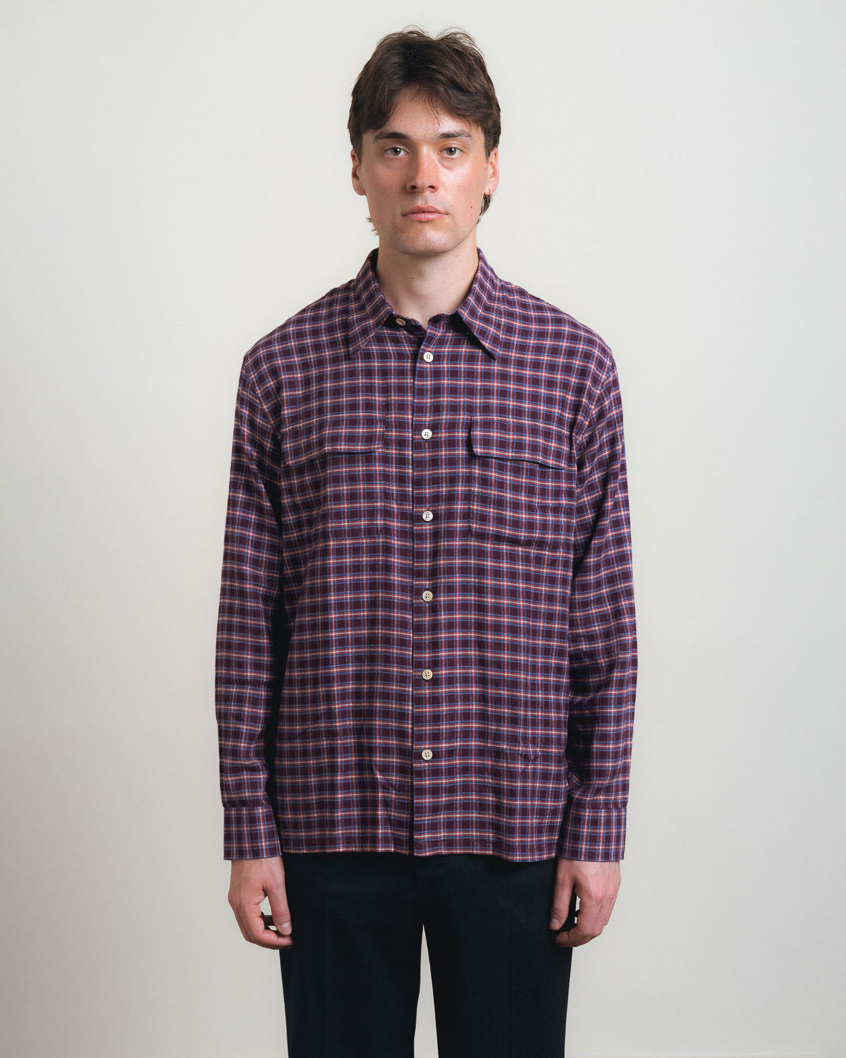 Sunflower New Pocket Shirt - Burgundy