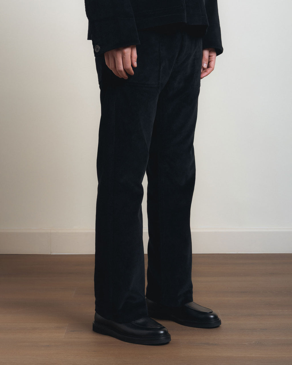 Fields Of Necessity Refined Work Trousers - Black