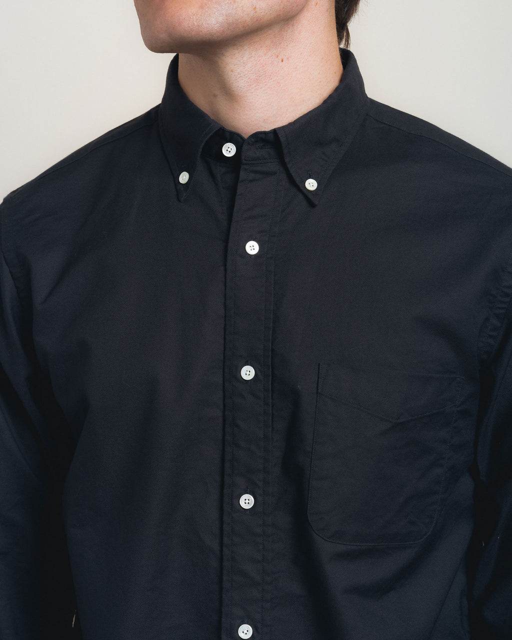 Beams Plus B.D. Color Oxford - Navy