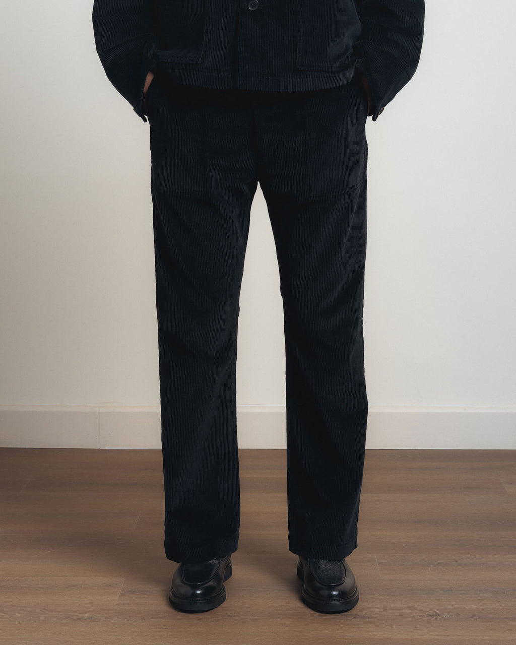 Fields Of Necessity Refined Work Trousers - Black