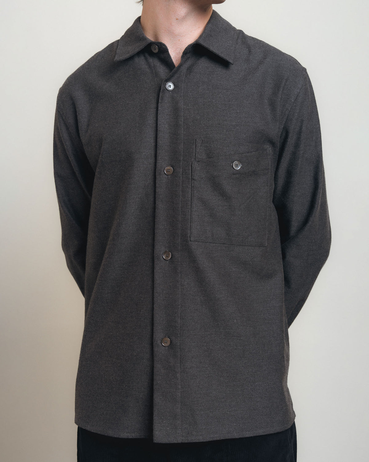 Fields Of Necessity Double Pocket Shirt - Grey
