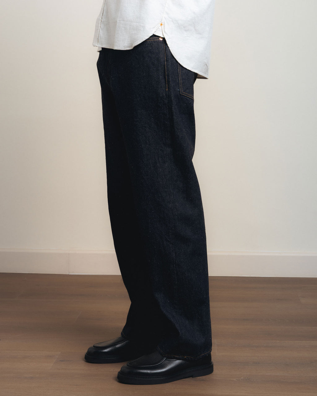 Kaptain Sunshine 1930 Straight Denim Pants - Indigo One Wash