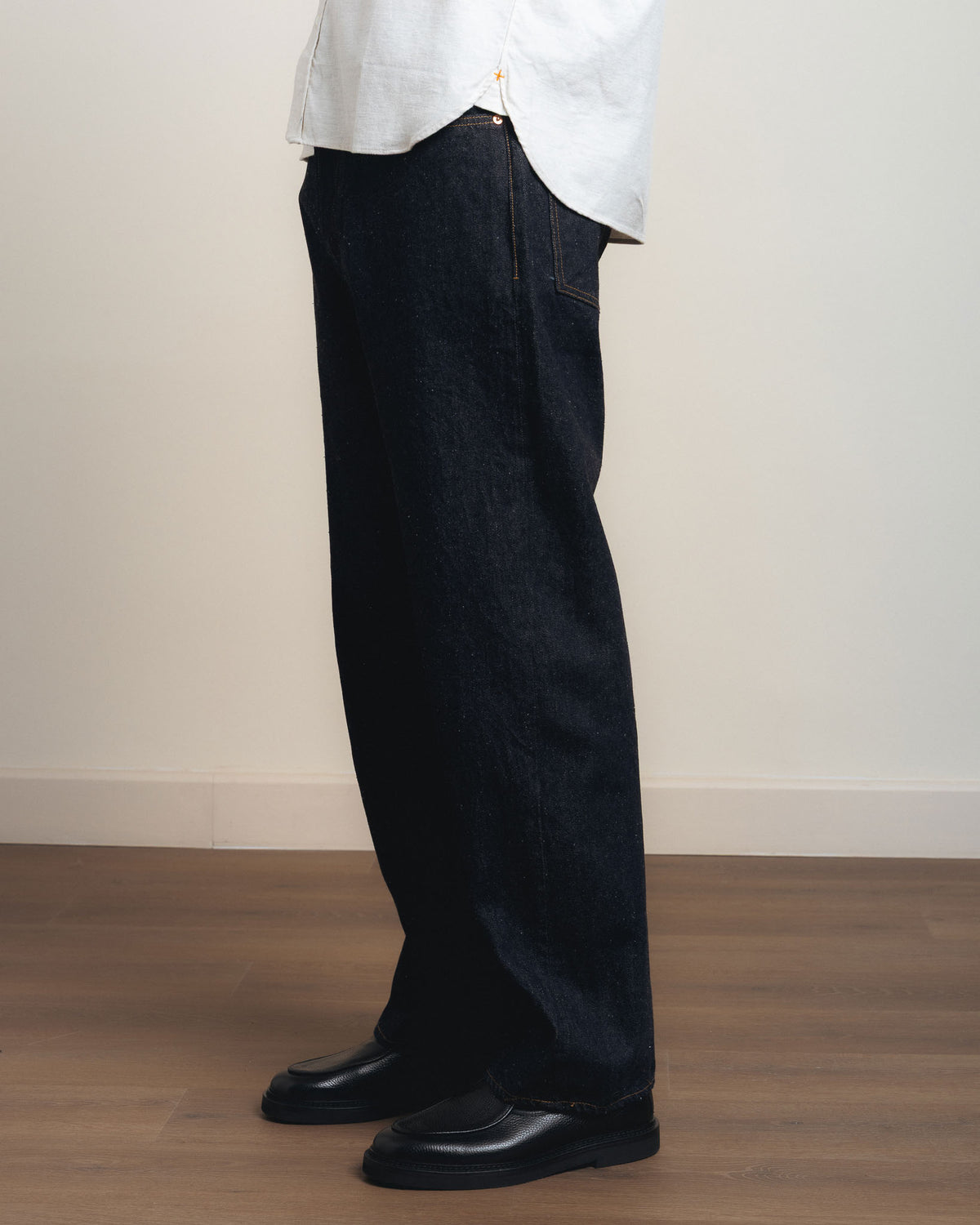 Kaptain Sunshine 1930 Straight Denim Pants - Indigo One Wash