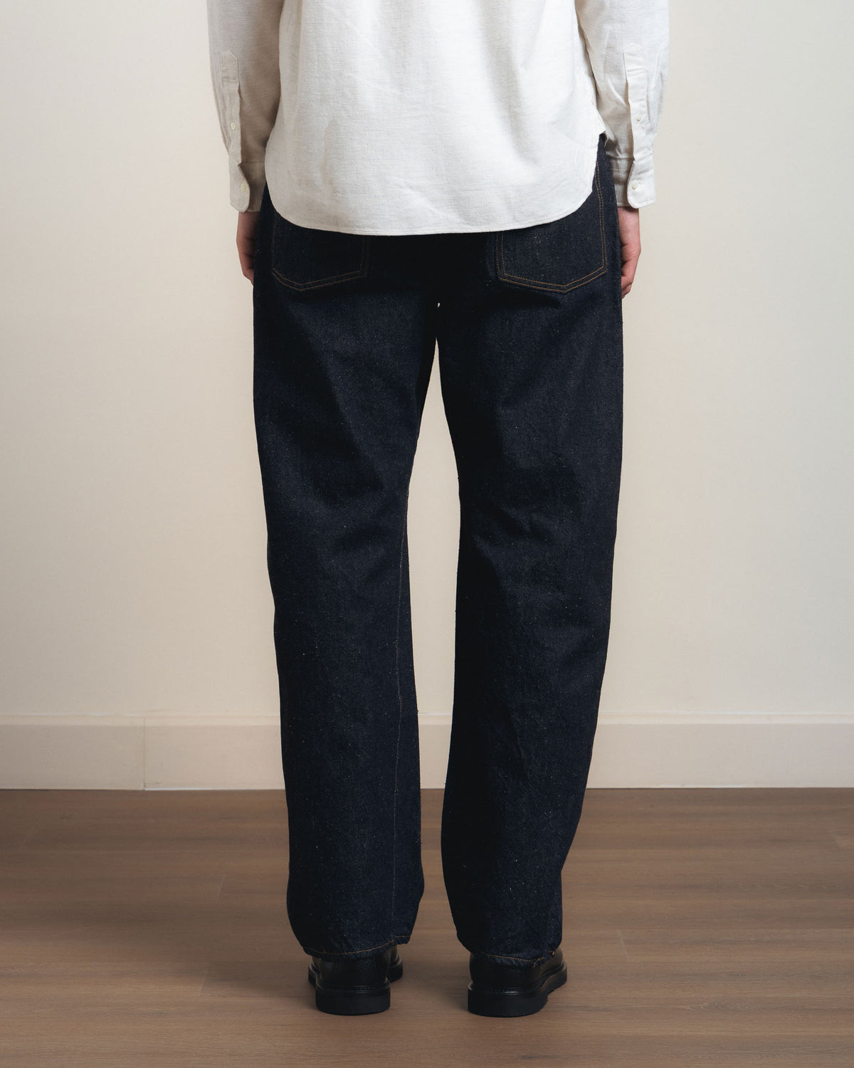 Kaptain Sunshine 1930 Straight Denim Pants - Indigo One Wash