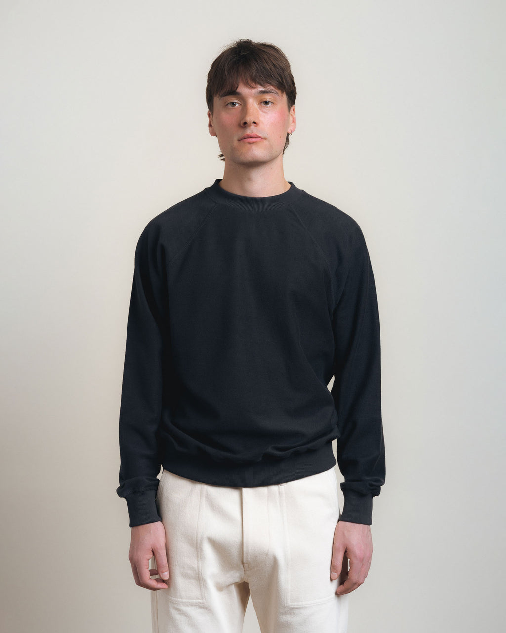 Fields Of Necessity Reversed Terry Sweatshirt - Faded Ink