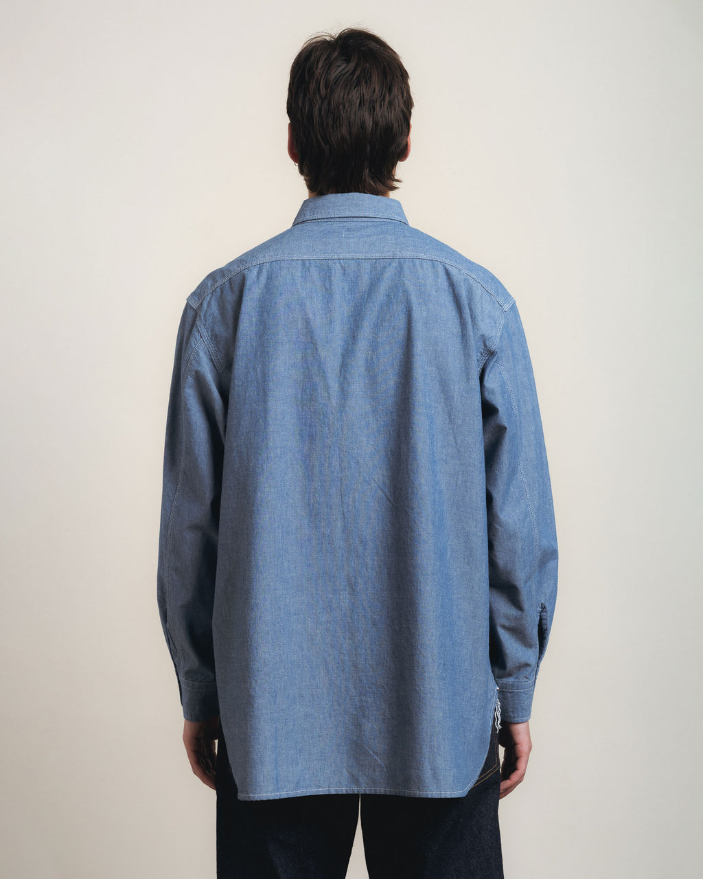 Beams Plus Work Shirt Chamray - Sax