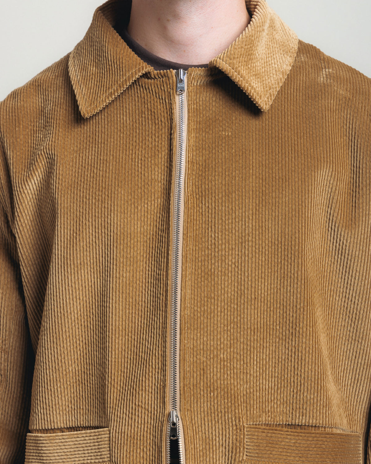 Cawley Sandy Jacket 8-Wale Corduroy - Tan