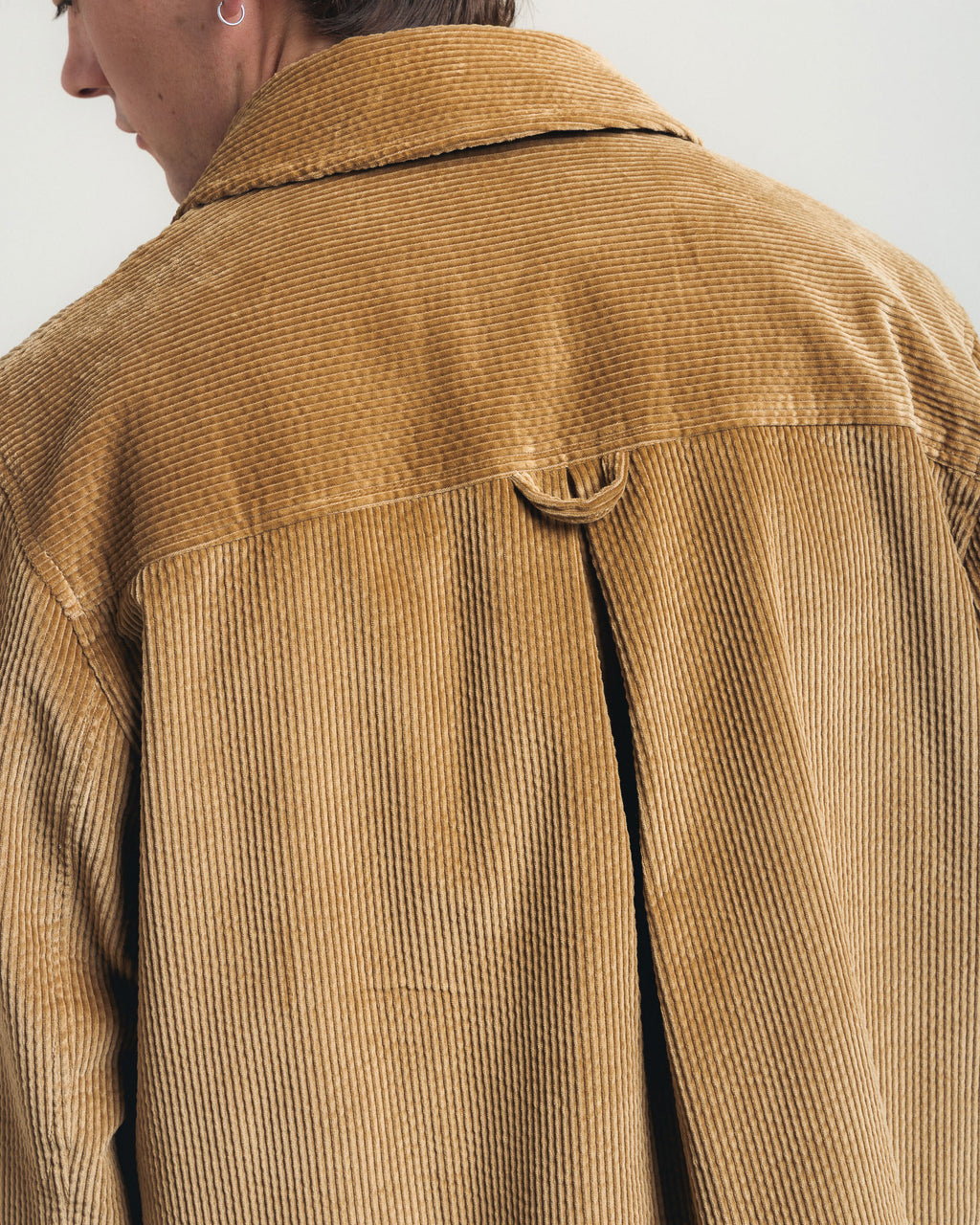 Cawley Sandy Jacket 8-Wale Corduroy - Tan