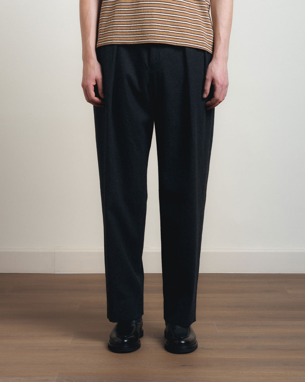 Kaptain Sunshine Wool Serge 2P Trousers - Charcoal