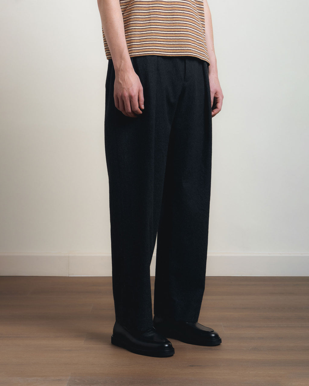 Kaptain Sunshine Wool Serge 2P Trousers - Charcoal