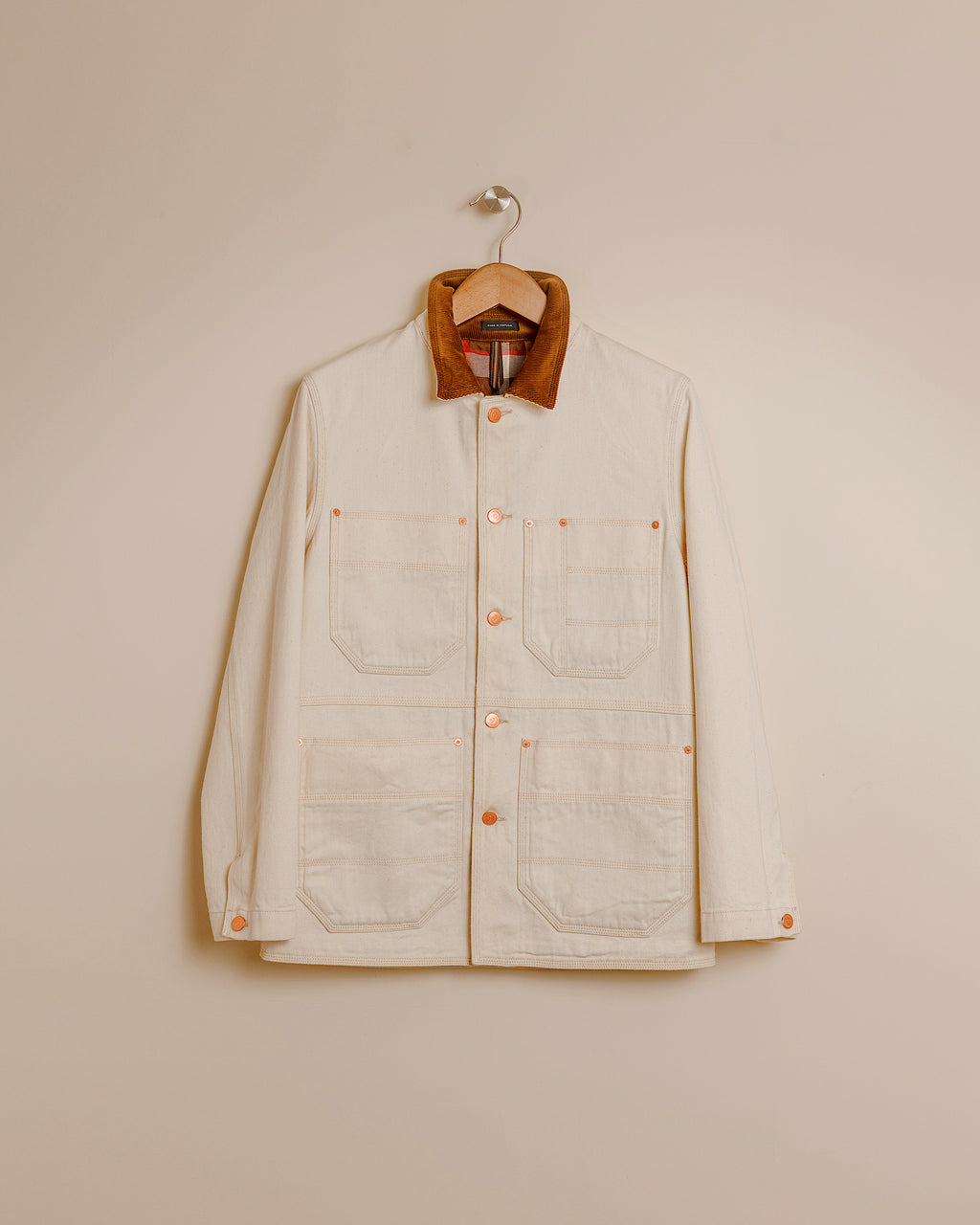 Denim Welder Jacket - Ecru