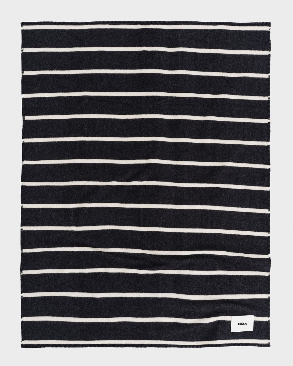 Tekla Lambswool Blanket - Starling Stripes