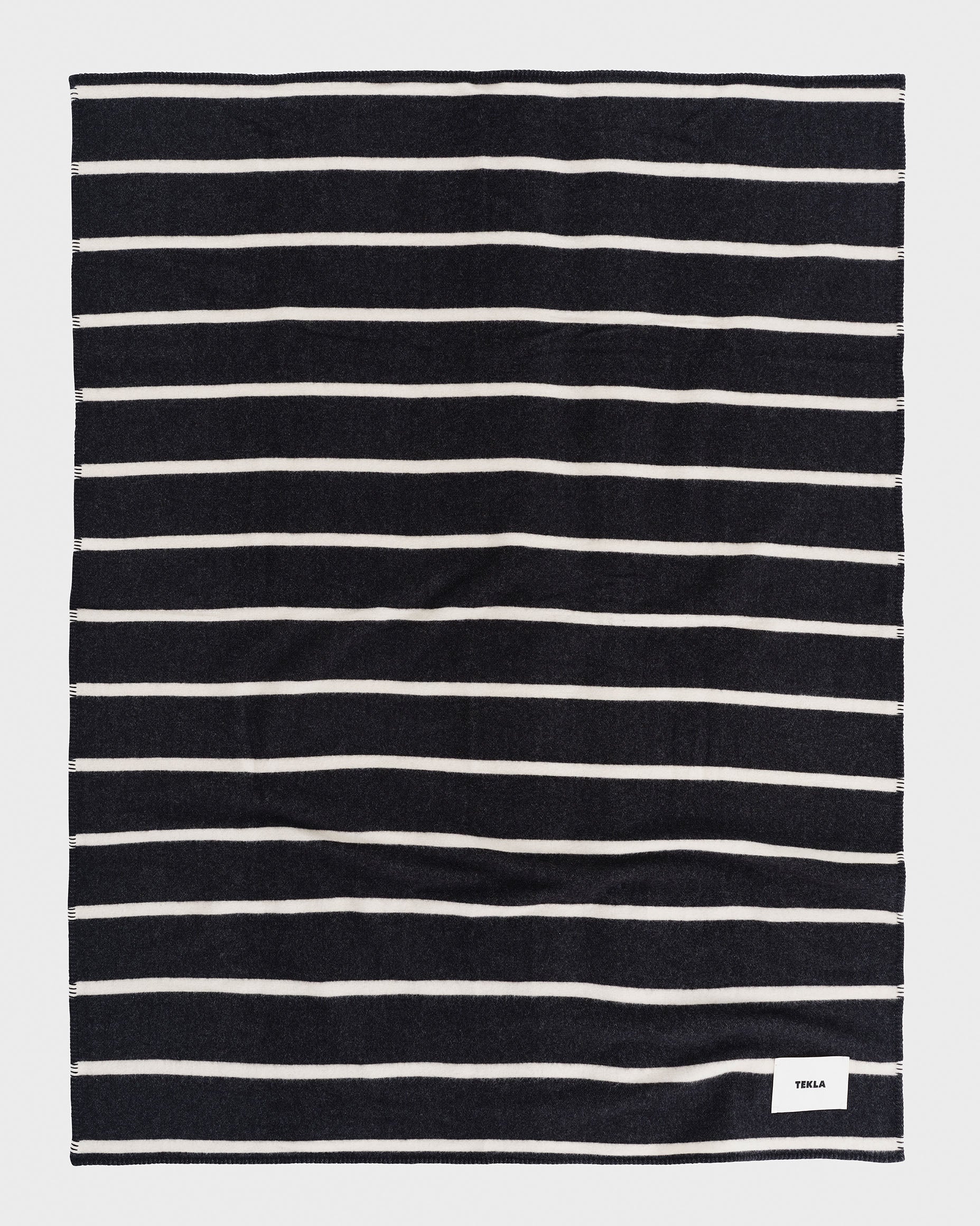 Tekla Lambswool Blanket - Starling Stripes