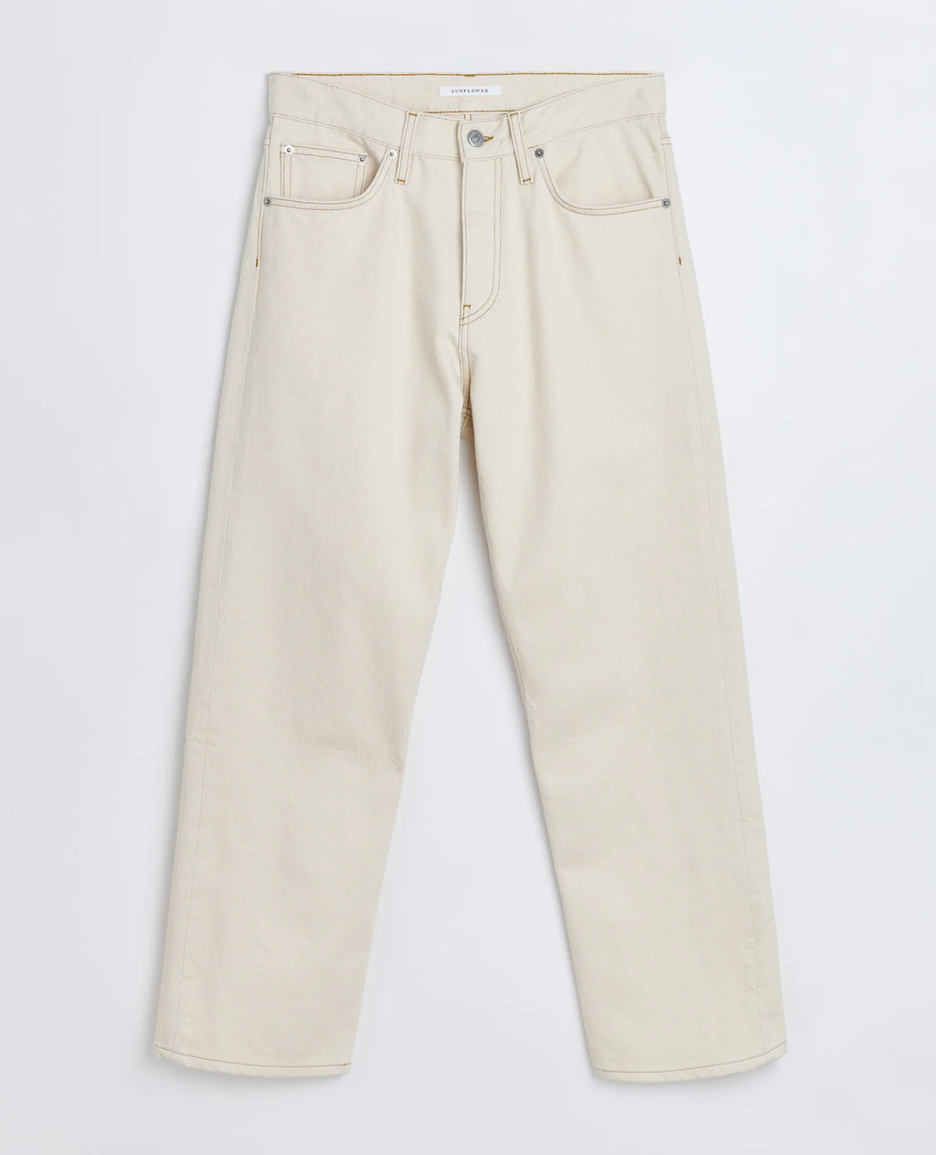 Sunflower Loose Jeans - Ecru Contrast
