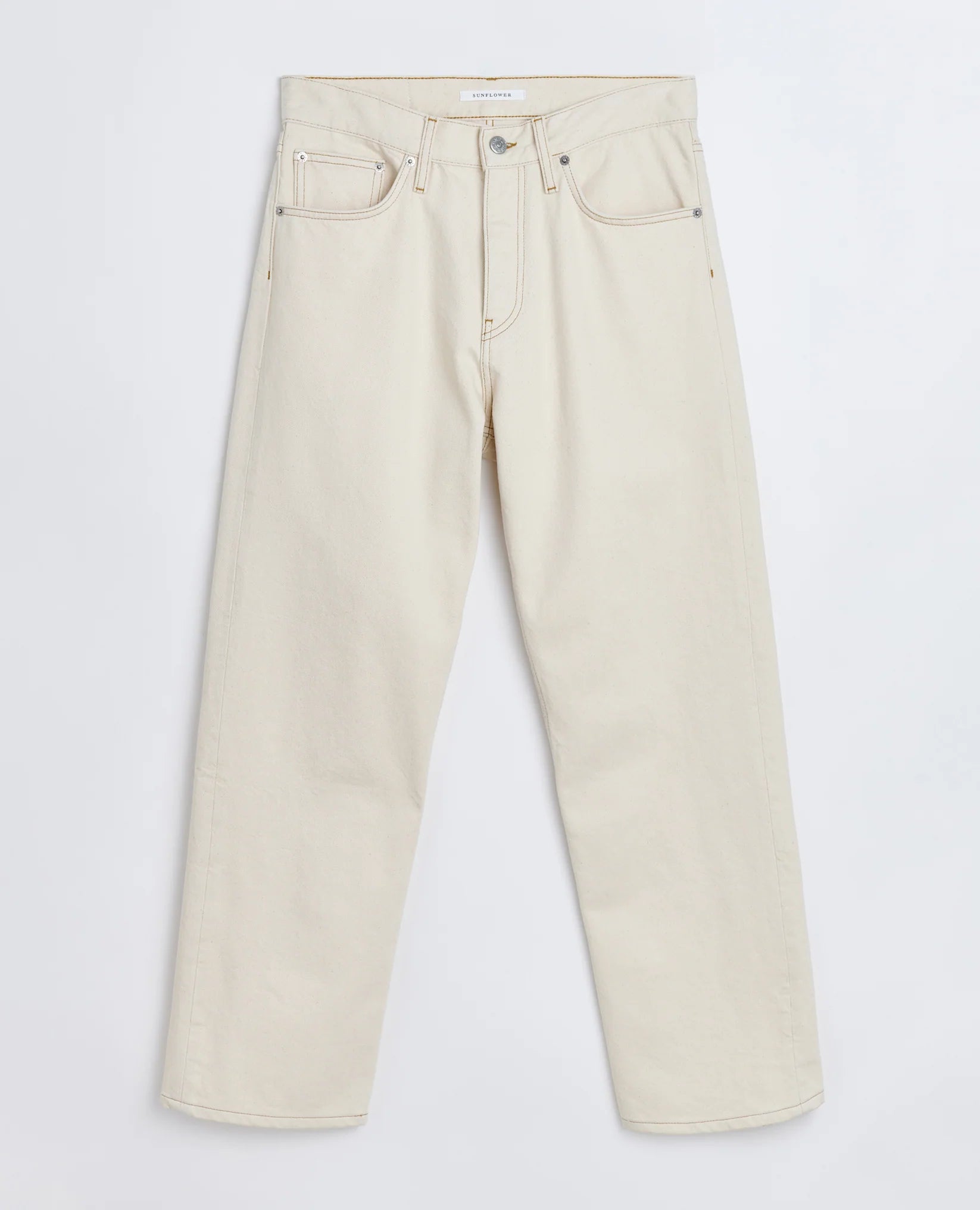 Sunflower Loose Jeans - Ecru Contrast