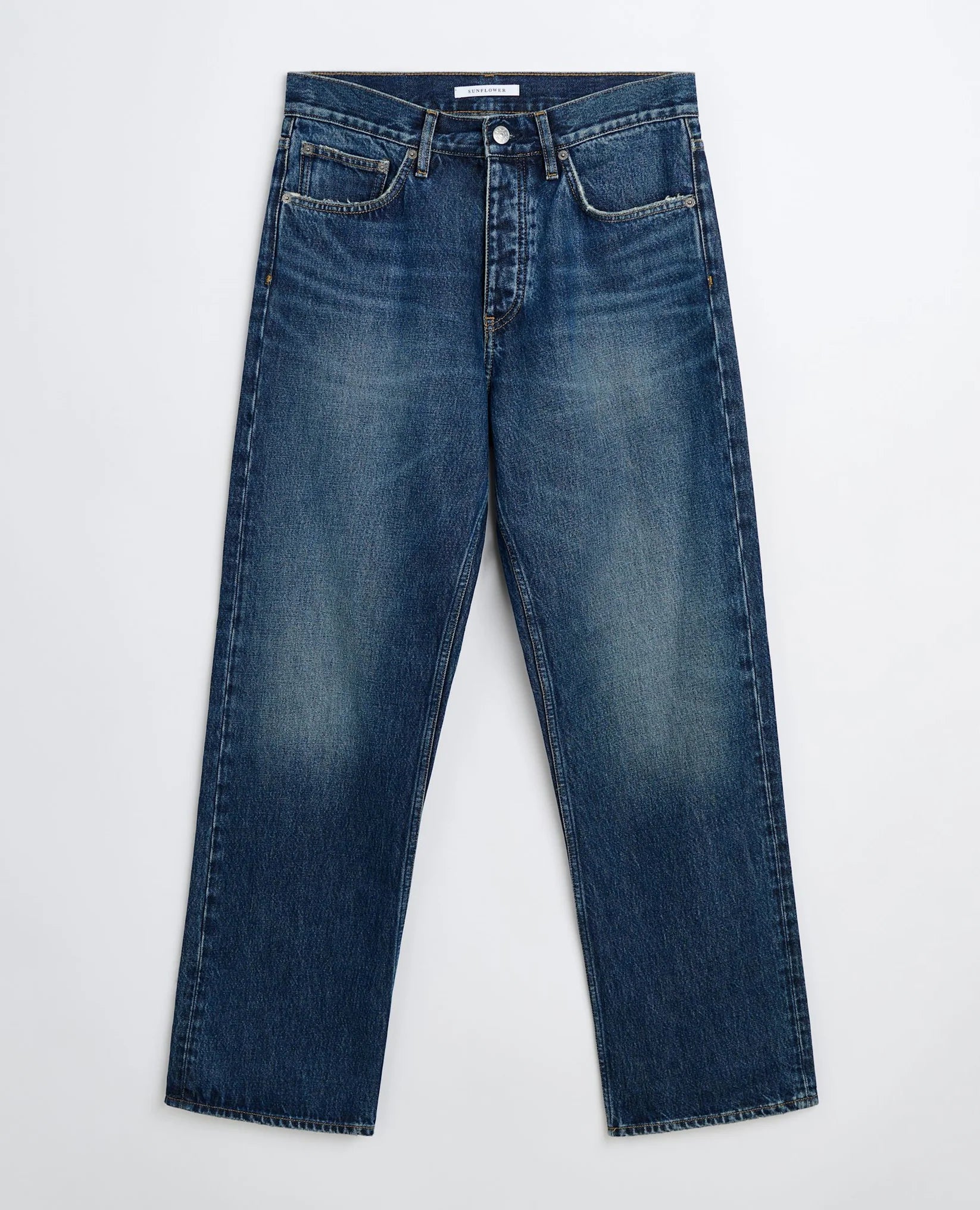 Sunflower Loose Jeans - Dark Blue Worn