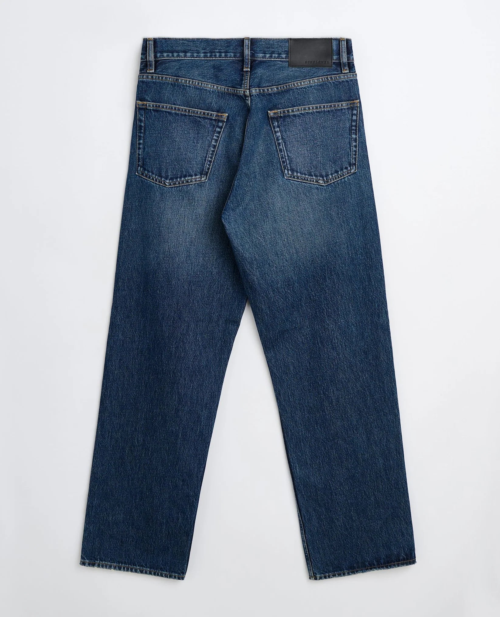 Sunflower Loose Jeans - Dark Blue Worn