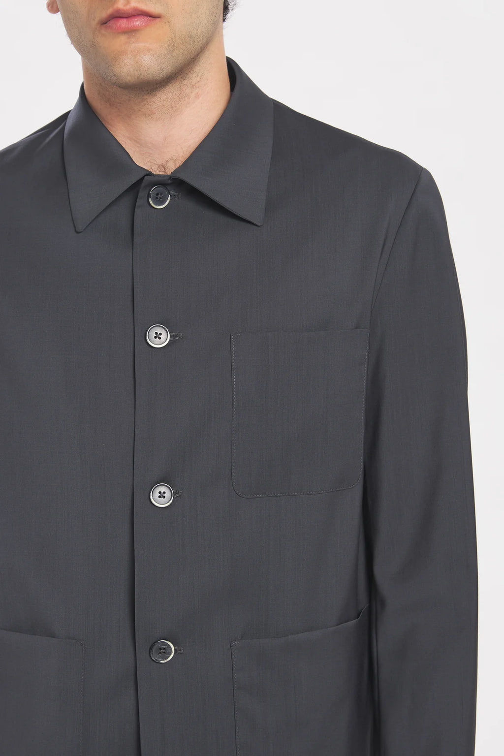 Barena Overshirt Visal - Piombo