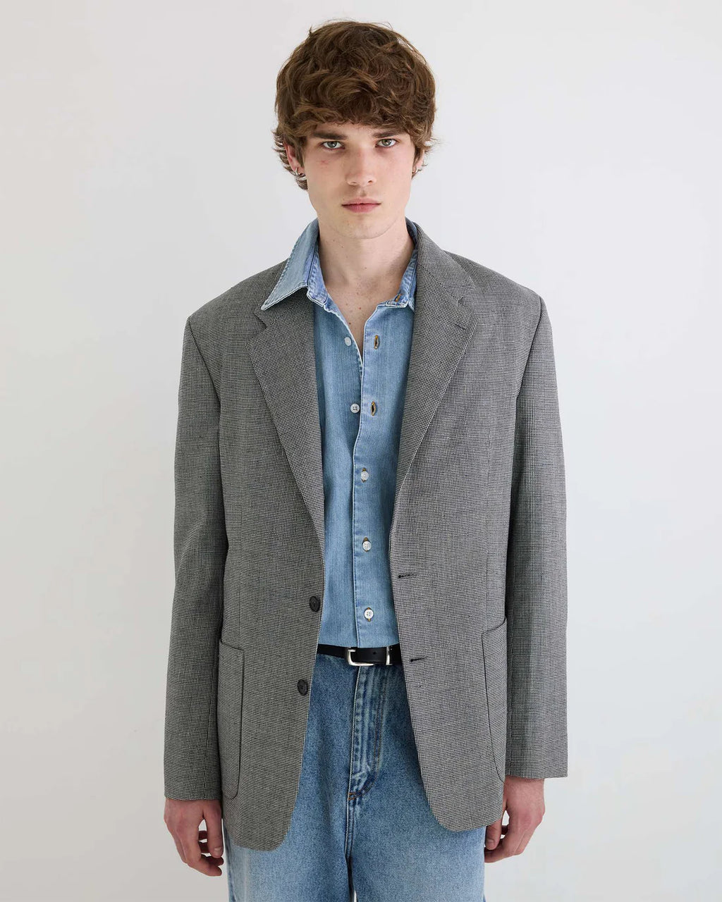 Carter Young Elias Unsctructured Blazer - Puppy Tooth