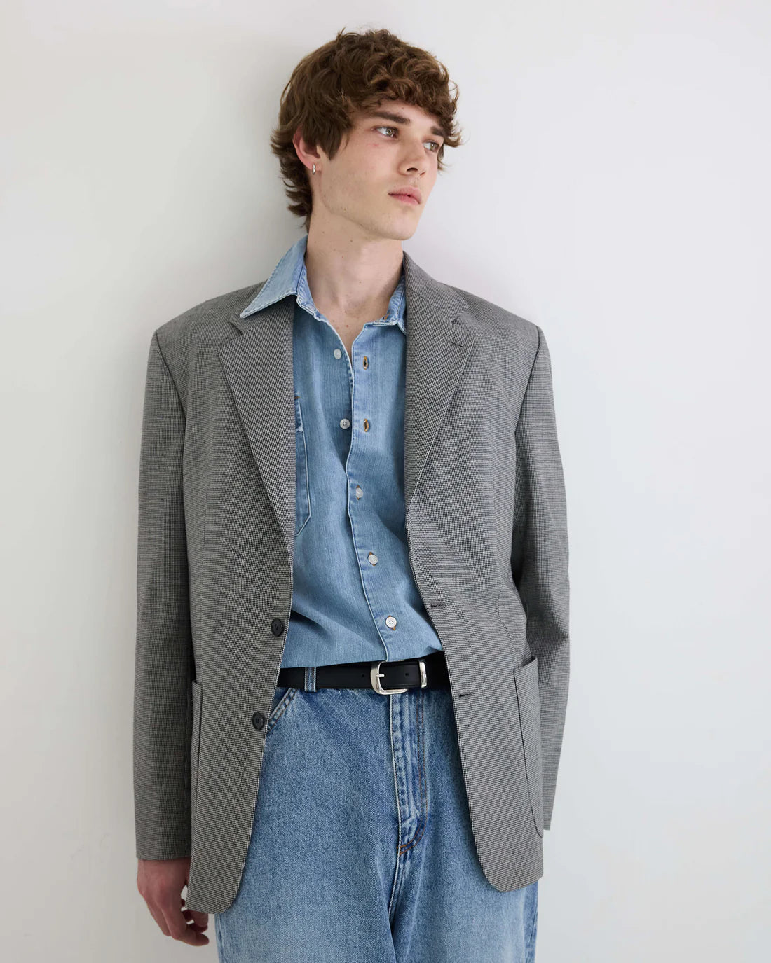 Carter Young Elias Unsctructured Blazer - Puppy Tooth