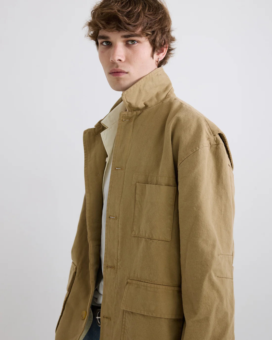 Carter Young Sil Utility Jacket - Honey