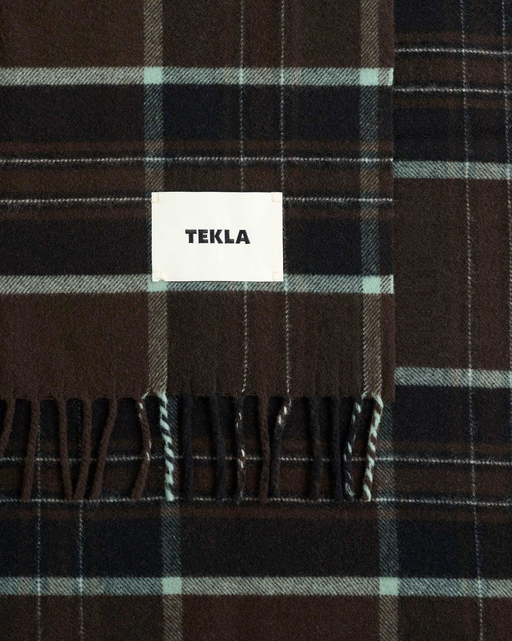 TEKLA Lambswool Blanket - Fearn Plaid