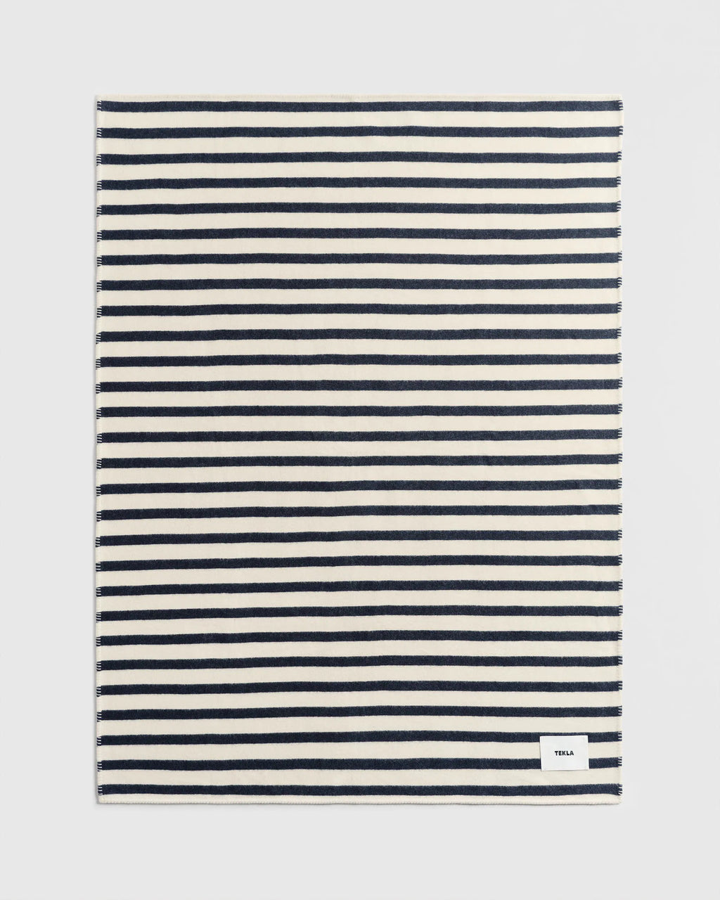 Tekla Lambswool Blanket - Magpie Stripes